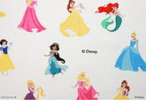 Disney Princess Dress Room Cinderella Aurora Jasmine Bell Rapunzel Fabric printed in Korea by the Half Yard